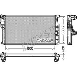 DENSO Motorkühler für BMW 4 3 1 2 I3