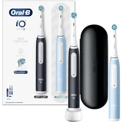 Oral-B - Elektrische Zahnbürste 'iO Series 3 + 2. Handstück' in Schwarz und Blau 1 St
