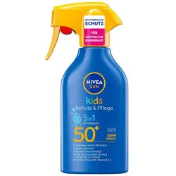 Nivea Sun Sonnenschutzspray Kids Schutz & Pflege LSF 50+ 250ml, 1-tlg., UVA- und UVB Schutz
