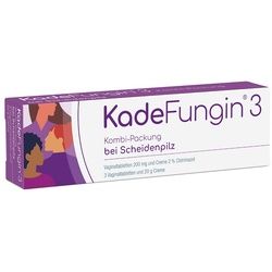 DR. KADE KADEFUNGIN 3 Kombip.20 g Creme+3 Vaginaltabl. Zusätzliches Sortiment