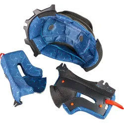 Kini Red Bull MX3 Kopf- und Wangenpolster Set, blau, Größe 2XL für Männer