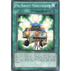 ReCollectibles Sammelkarte YuGiOh Karte Psi-Kraft-Verstärker deutsch, Yu-Gi-Oh! Karte EXVC-DE055 Common weiß