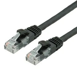 VALUE Patchkabel Cat.6A (Class EA) UTP, schwarz, 2 m