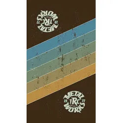 Rokker Metal Works Multifunktionstuch, braun für Männer