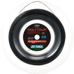 Yonex Tennissaite Poly Tour Spin (Haltbarkeit+Spin) schwarz 200m Rolle