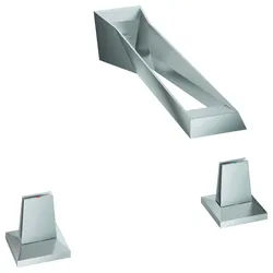 GROHE 3-Loch-Waschtisch-Wandbatterie, Allure Brilliant 20635 edelstahl, 20635SD0 20635SD0
