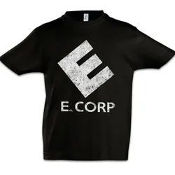 Urban Backwoods Print-Shirt E Corp Kinder T-Shirt Fsociety Allsafe Hacker Mr. Tv Series Evil Corp (1-tlg) Robot Anonymous Guy Fawkes schwarz 152/164