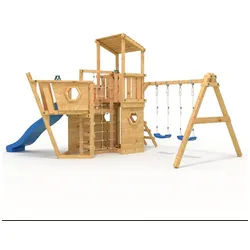 bibex Spielturm Das XL120-Piratenschiff - Spielturm - Klettergerüst blau