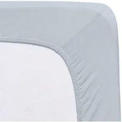 Florella Spannleintuch , Hellgrau , Textil , 90-100x200-220 cm , Oeko-Tex® Standard 100, Oeko-Tex® Made IN Green , Rundumgummi, bügelfrei, für Wasserbetten geeignet, rutschfest auf der Matratze, Spezialgummi für unermüdliche Elastizität, weich und anschmiegsam, formstabil und langlebig, perfekter Sitz, spielend leicht zu überziehen, besonders dehnbar, absolut faltenfreier Sitz, allerhöchster Komfort, geeignet für Boxspringbetten , Heimtextilien, Bettwäsche & Leintücher, Leintücher, Spannleintücher