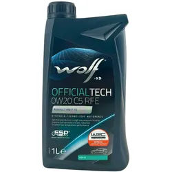 Wolf OfficialTech 0W-20 C5 RFE 2 l
