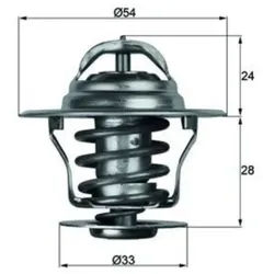 Thermostat Kühlmittel MAHLE TX 11 92D für Opel Kadett D Caravan Astra F