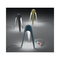 Martinelli Luce Cyborg LED-Tischleuchte, grau
