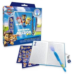 PAW PATROL Kreativset Paw Patrol Duty Calls Tagebuch + Magisches Stift-Set für Kinder blau