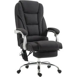 CLP Chefsessel Stoff schwarz , Schwarz , Textil , 68x118x64 cm , Arbeitszimmer, Bürostühle, Chefsessel