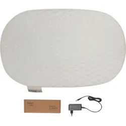 Bebe Jou Wickelauflage beheizt , Weiß , Kunststoff , Füllung: Polyurethan (Pur) , 44.5x9x74 cm , RoHS, Textiles Vertrauen - Oeko-Tex®, Ce , schadstoffgeprüft, abwischbar, Bezug abnehmbar, Bezug waschbar, mit Reißverschluss , Schlafen, Babytextil-Kollektionen