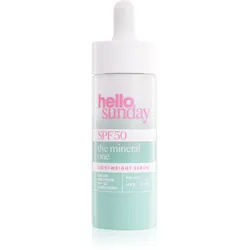 hello sunday the mineral one lightweight serum drops leichtes Serum SPF 50 30 ml