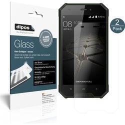 Dipos Displayschutz Anti-Shock (2 Stück, BV4000), Smartphone Schutzfolie