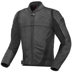 Bogotto Black-X Motorrad Lederjacke, schwarz, Größe M