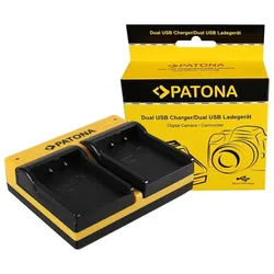 Dual Ladegerät f. Nikon EN-EL2 CoolPix 2500 3500 SQ inkl. Micro-USB Kabel