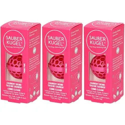 Sauberkugel® Reinigungskugel Tasche Think Pink - wiederverwendbar 3,5 cm