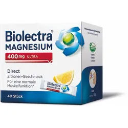 Biolectra Magnesium 400 mg ultra Direct Pellets 40 St 40 St Pellets