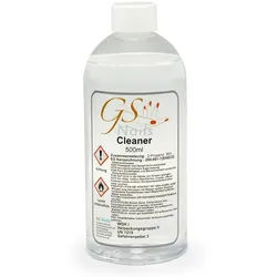 GS-Nails Nageldesign Zubehör Nagel-Cleaner - Klar 500ml - zum Reinigen & Entfetten weiß