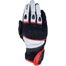 Oxford RP-3 2.0 Motorradhandschuhe, schwarz-weiss-rot, Größe L