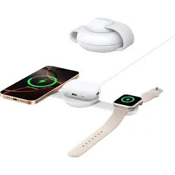 ANKER Nano 3-in-1 Kabelloses Ladegerät Apple, Weiß