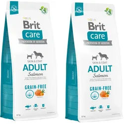 BRIT CARE Grain-free Adult Salmon 2x12kg