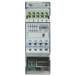 BTicino F430/4 Heizungsaktor 4-fach für Stellantrieben EIN/AUS Pumpen