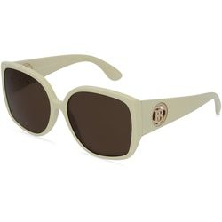 Burberry BE4290 Damen-Sonnenbrille Vollrand Eckig Acetat-Gestell, Beige