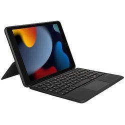 Geckocovers V10KC59-Z Keyboard Cover für Ipad 10.2 (19/20/21), QWERTZ-Layout, Tastaturhülle