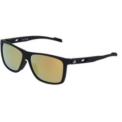 Adidas SP0067 Unisex-Sonnenbrille Vollrand Eckig Kunststoff-Gestell, Schwarz