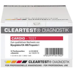 CLEARTEST Cardio Myoglobin CK MB Trop I 10 Teste 10 Teste1 Pack