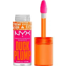 NYX PROFESSIONAL MAKEUP Lipgloss DUCK PLUMP LIP LACQUER, sofortiger Schmollmund-Effekt dank Kollagenpeptiden rosa