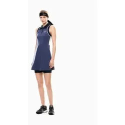 EA7 für Damen. 7W000560_AF19155 Tennis Pro Freestyle Kleid navy (XXL), Blau, Sportlich, Tennis/Padel, Polyamid, Ärmellos / Hosenträger
