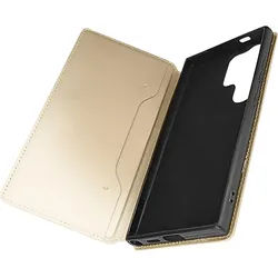 Avizar Dual Pocket Cover Series (Samsung Galaxy S24 Ultra), Smartphone Hülle, Gold