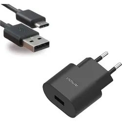 Nokia AD-18WE (18 W, Quick Charge 3.0), USB Ladegerät, Schwarz