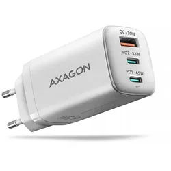 Wall Charger 65 W PD 3.0 & Quick Charge 4+ - 2 × USB-C + 1 × USB-A