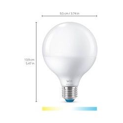 WiZ G95 LED-Lampe E27 11W Globe matt CCT