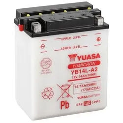 YUASA YB14L-A2 Batterie ohne Säurepack