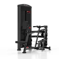 Latrudermaschine mit Bruststütze - Rudermaschine (schwarz) MP-U229 - Marbo Sport