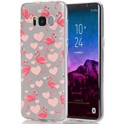 Silikon Hülle für Samsung Galaxy S7 - Flamingos