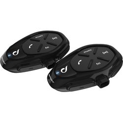 Interphone Sport Bluetooth Double Pack Kommunikationssystem, schwarz