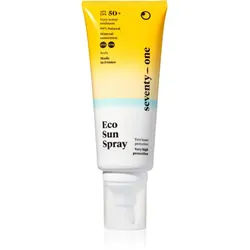 SeventyOne Eco Sun Spray SPF50+ Bräunungsspray hoher UV-Schutz SPF 50+ 100 ml