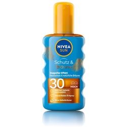 NIVEA NIVEA SUN Sun Schutz & Bräune Öl LSF 30 Sonnenschutz 200 ml
