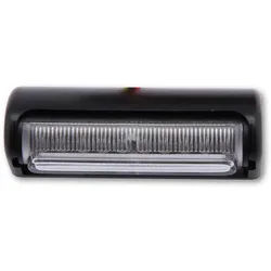 SHIN YO LED-Rücklicht MULTIFLEX, schwarz, klares Glas, schwarz