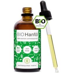 Wolfsbacher Natur Bio Hanföl Öl 50 ml