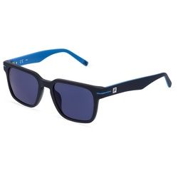 Fila FIASFI209 Herren-Sonnenbrille Vollrand Eckig Kunststoff-Gestell, Blau