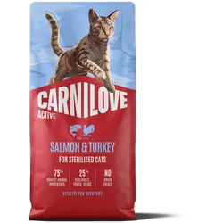 Carnilove Active Cat Lachs & Truthahn für kastrierte erwachsene Katzen 6kg
